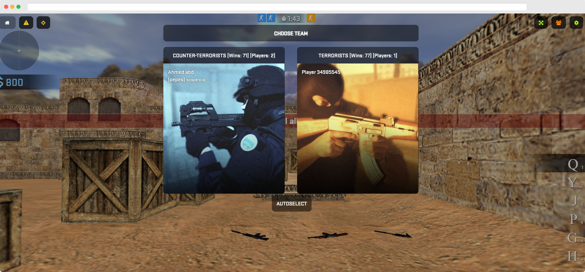 Counter-Strike 1.6 online